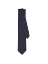 Men's Silk Tie Navy - SALVATORE FERRAGAMO - BALAAN 1