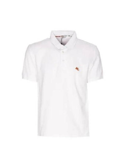 Cotton Polo Shirt White - ETRO - BALAAN 2