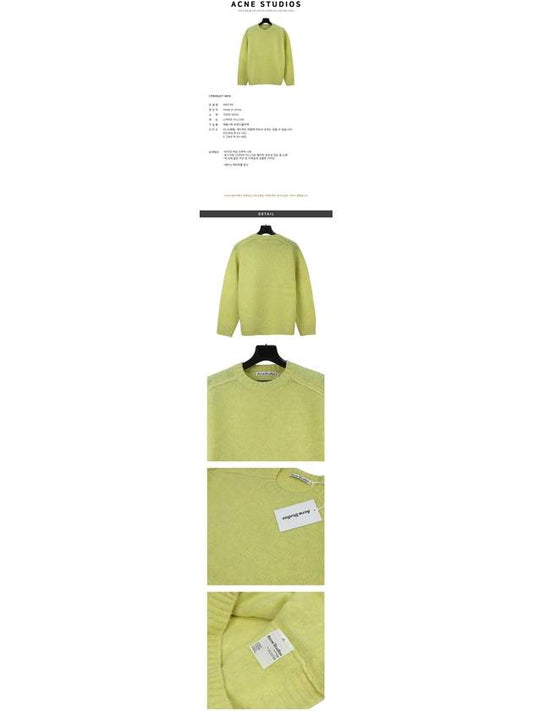 Women's Wool Knit A60192 LEMON YELLOW ANC164ly - ACNE STUDIOS - BALAAN 2