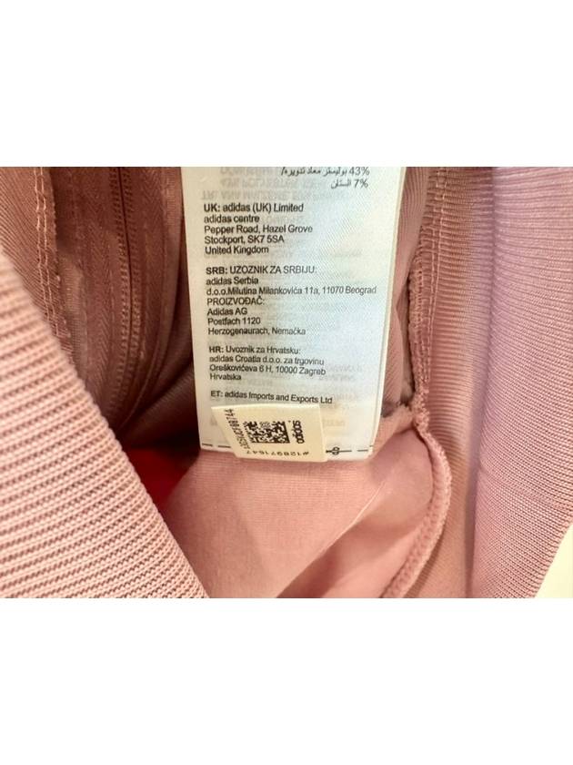 Jersey zip up jacket HE9563 pink WOMENS UK10 JP XL - ADIDAS - BALAAN 8