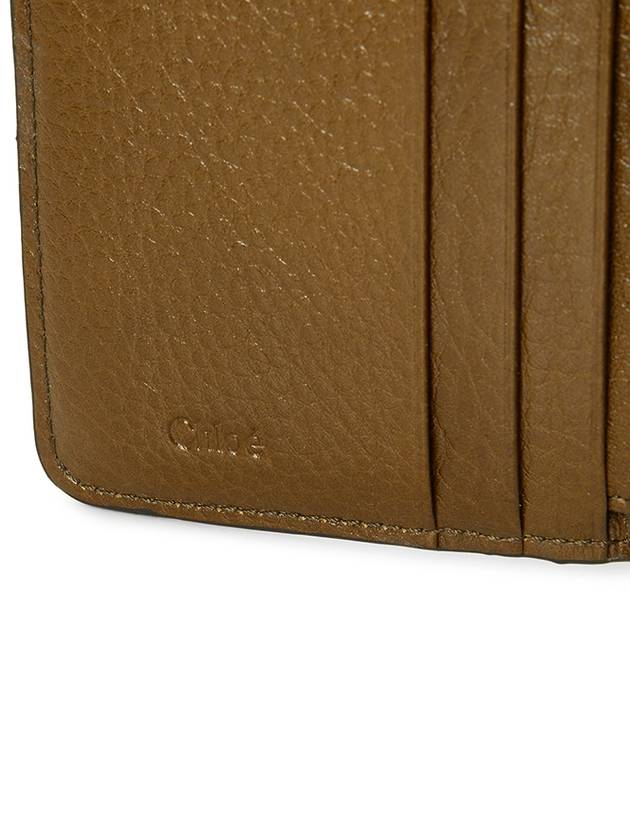 Logo Calfskin Half Wallet Brown - CHLOE - BALAAN 7