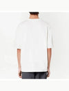 Heart Logo Cotton Jersey Short Sleeve T-Shirt White - AMI - BALAAN 4