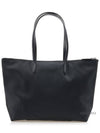 Large Shopper Tote Bag Black - LACOSTE - BALAAN 4