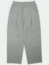 One tuck wide track pants melange gray - ALEX&AIDEN - BALAAN 2