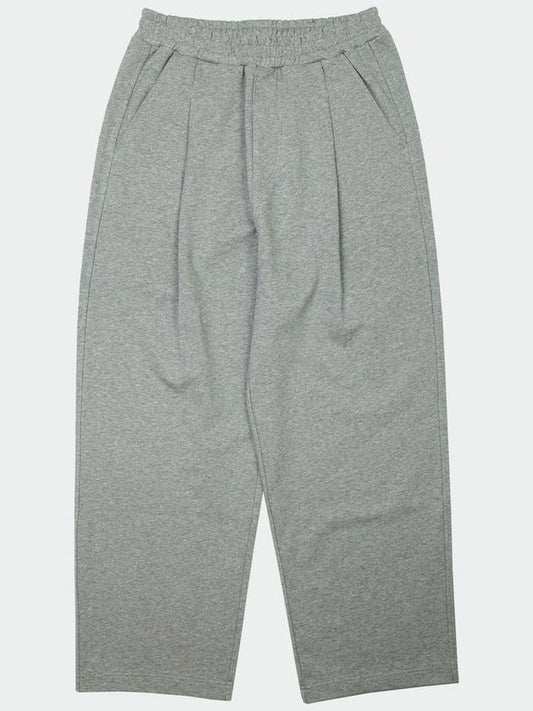 One chin wide sweat pants renewal melange gray - ALEX&AIDEN - BALAAN 1