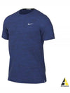 Dri-Fit UV Miler Running Short Sleeve T-shirt Navy - NIKE - BALAAN 2