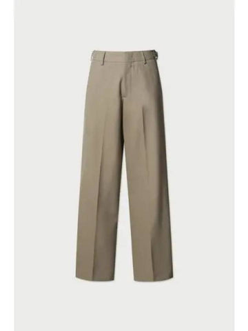 WOOL blended leg loom Bizo pants khaki - IRO - BALAAN 1