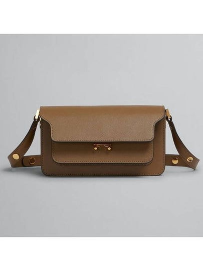 Trunk East West Shoulder Bag Brown - MARNI - BALAAN 2