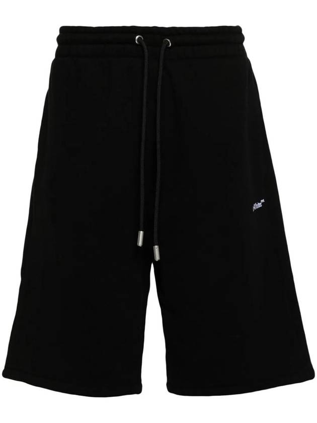 Pixel Skate Sweat Shorts Black - OFF WHITE - BALAAN 2