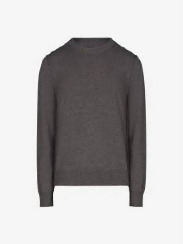 Crew Neck Cashmere Knit Top Grey - MAISON MARGIELA - BALAAN 2