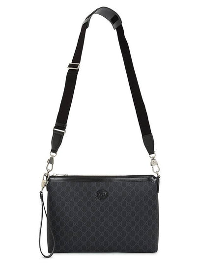 GG Interlocking Large Cross Bag Black - GUCCI - BALAAN 7