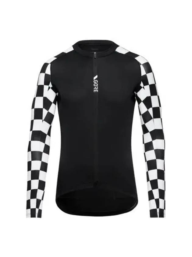 GOREWEAR Torrent Long Sleeve Jersey Black White Check Men s - GOGORR - BALAAN 1