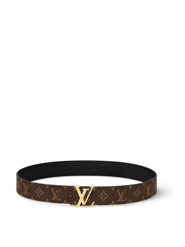 LV Initiales 40Mm Reversible Leather Belt Black - LOUIS VUITTON - BALAAN 2