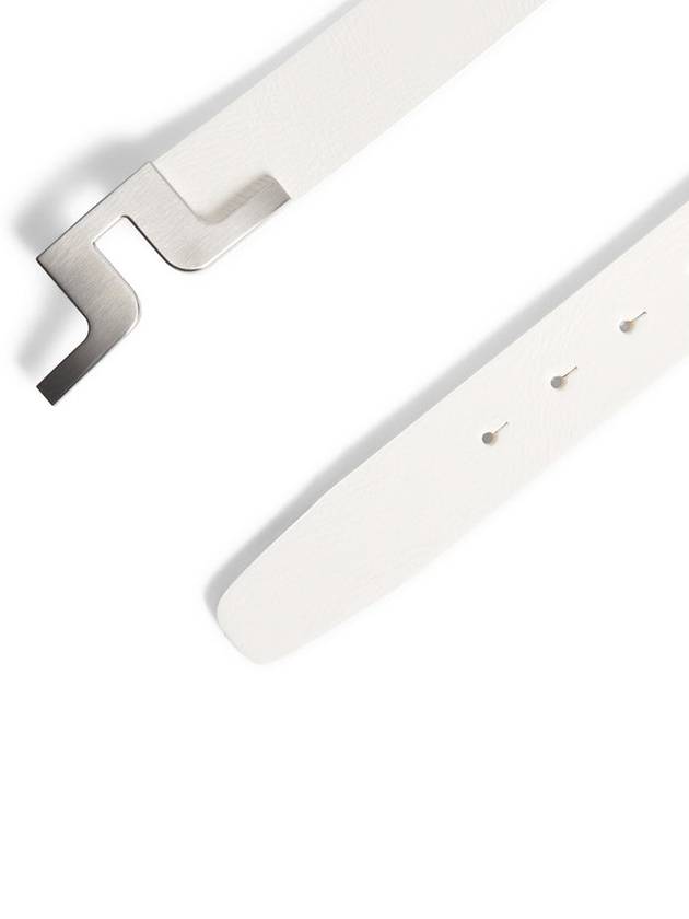 Golf Bridger Leather Belt White - J.LINDEBERG - BALAAN 3