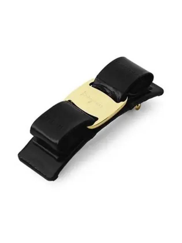 Vara Bow Hair Clip Black - SALVATORE FERRAGAMO - BALAAN 2