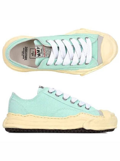 Hank Canvas Low Top Sneakers Light Green - MIHARA YASUHIRO - BALAAN 2