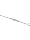 Gancini 3D Crystal Necklace Silver - SALVATORE FERRAGAMO - BALAAN 6