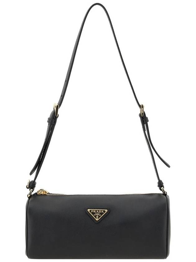 Triangle Logo Shoulder Bag Black - PRADA - BALAAN 2