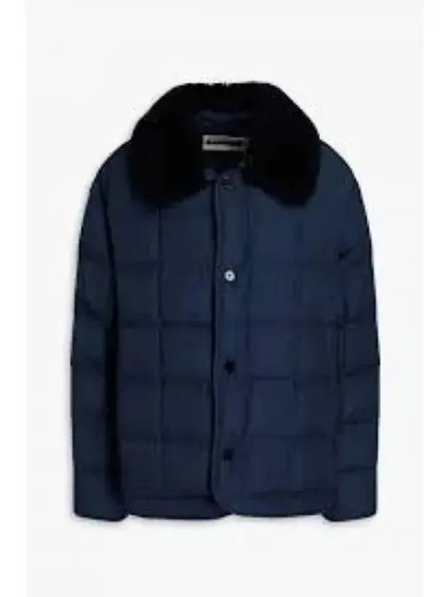 Men's Shearling Down Padded Navy - JIL SANDER - BALAAN 2