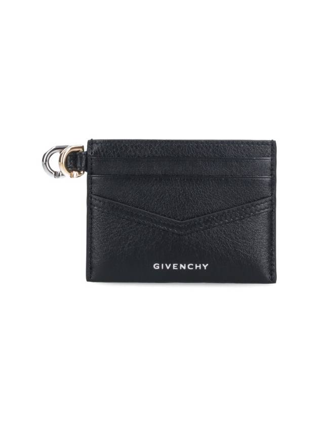 Voyou Leather Card Wallet Black - GIVENCHY - BALAAN 2