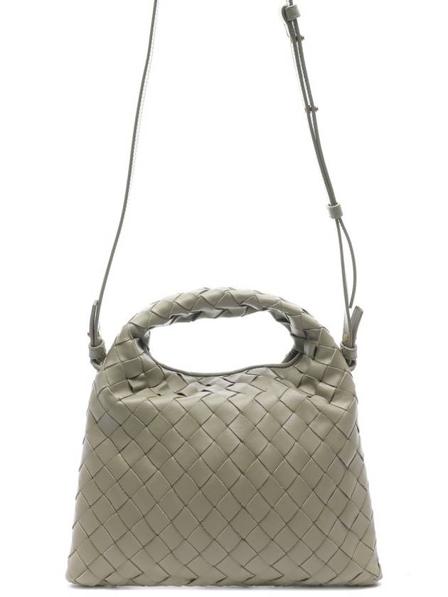 Intrecciato Mini Hop Tote Travertine - BOTTEGA VENETA - BALAAN 5