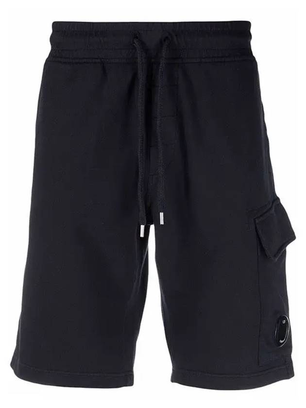 Men's Lens Patch Cargo Shorts Navy - CP COMPANY - BALAAN 2