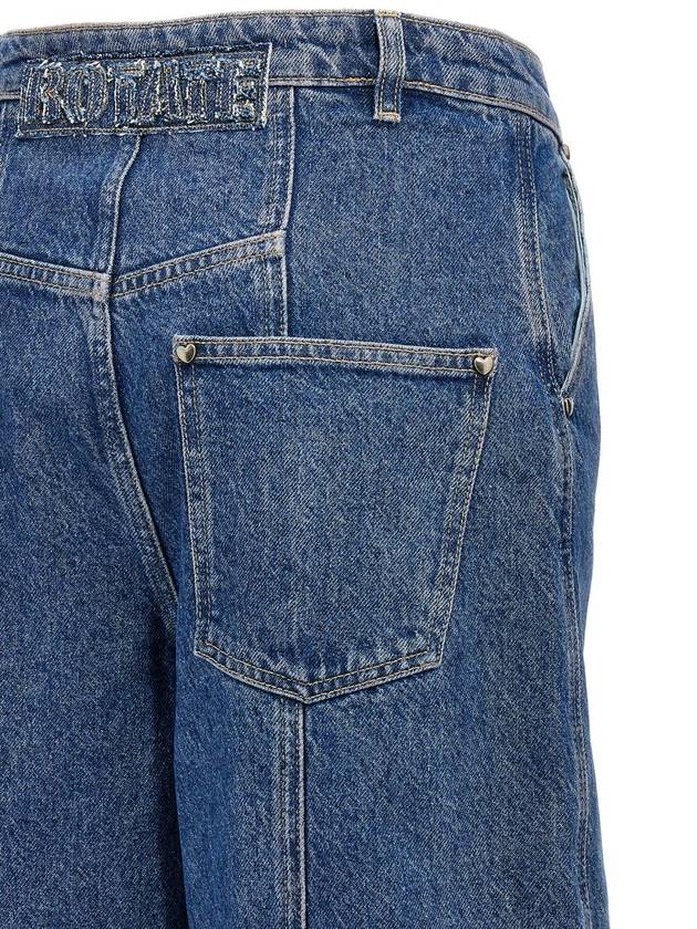 Rotate Birger Christensen 'Twill Cargo' Jeans - ROTATE - BALAAN 4