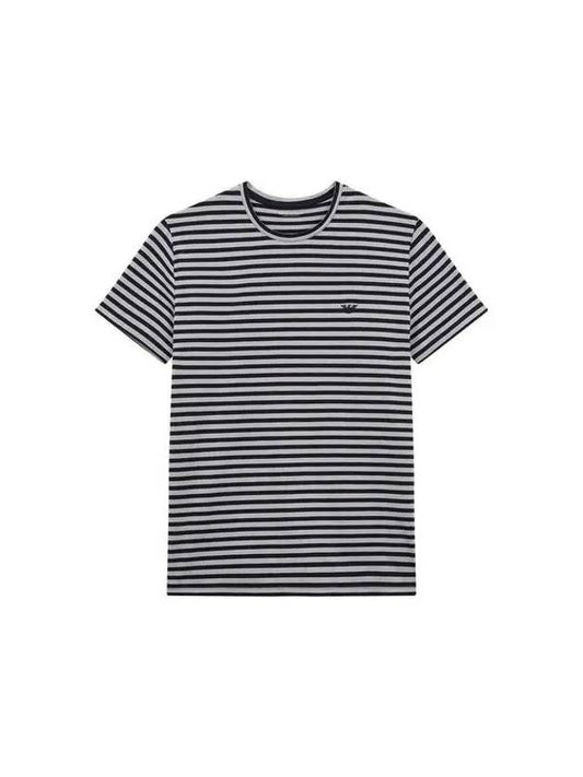 UNDERWEAR Men s Easy Striped T Shirt Black - EMPORIO ARMANI - BALAAN 1