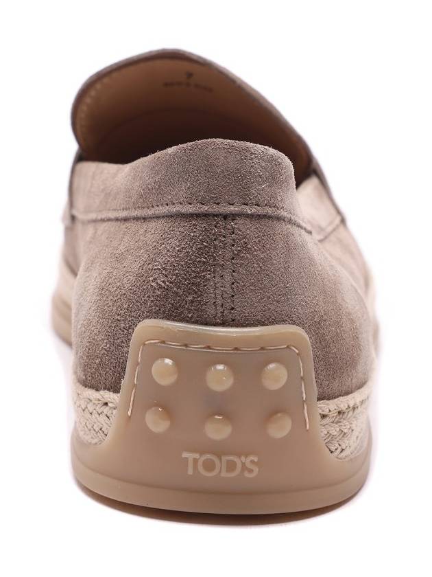 Flat Suede Loafers Beige - TOD'S - BALAAN 5