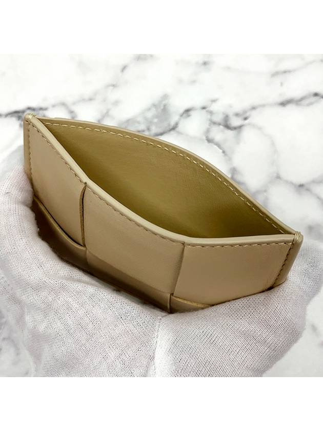 Intrecciato Leather Card Wallet Porridge - BOTTEGA VENETA - BALAAN 9