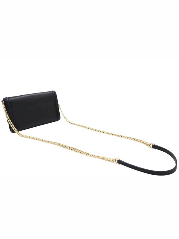 Women s Leather Cross Bag Black Ferragamo 22 C940 Pebble Calfskin Gold Barazini Mini Chain - SALVATORE FERRAGAMO - BALAAN 9