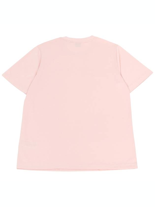 Women's Logo Print Cotton Short Sleeve T-Shirt Pink - BURBERRY - BALAAN 3