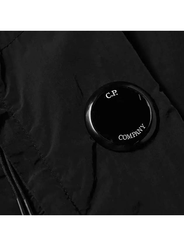 Lens Wappen Nylon Zip-Up Jacket Black - CP COMPANY - BALAAN 5