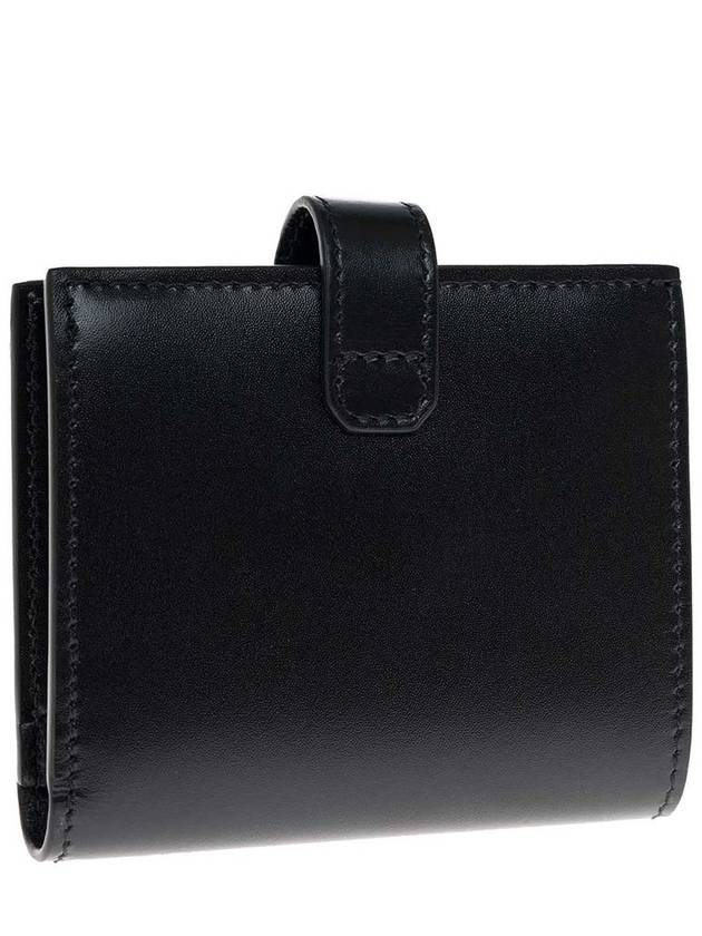 4G Metal Logo Small Half Wallet Black - GIVENCHY - BALAAN 3