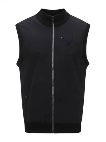 Anew Men s Woven Mix ED Knit Vest BK Domestic Product GQCY24020771877 - ANEWGOLF - BALAAN 1