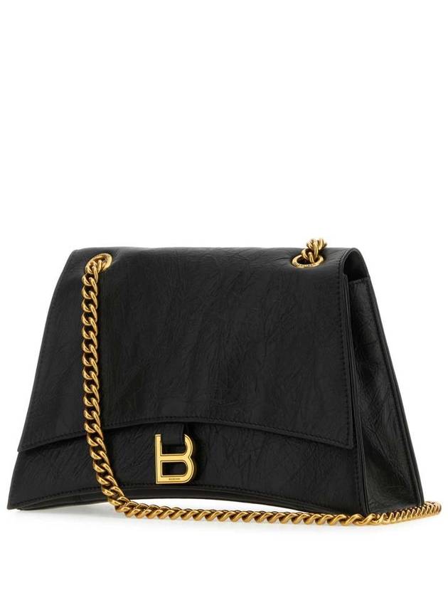 Crush Medium Shoulder Bag Black - BALENCIAGA - BALAAN 3