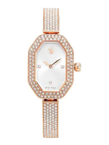 Dextera Bangle Crystal Watch Rose Gold Silver - SWAROVSKI - BALAAN 1