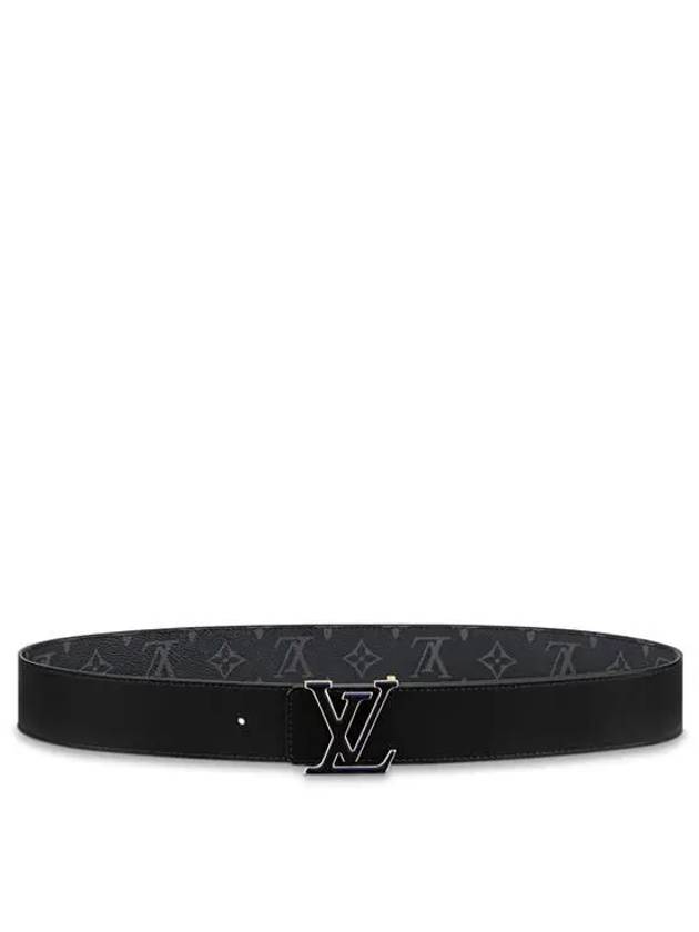 Men's LV 3 Steps Reversible Calfskin Leather Belt Black - LOUIS VUITTON - BALAAN 5