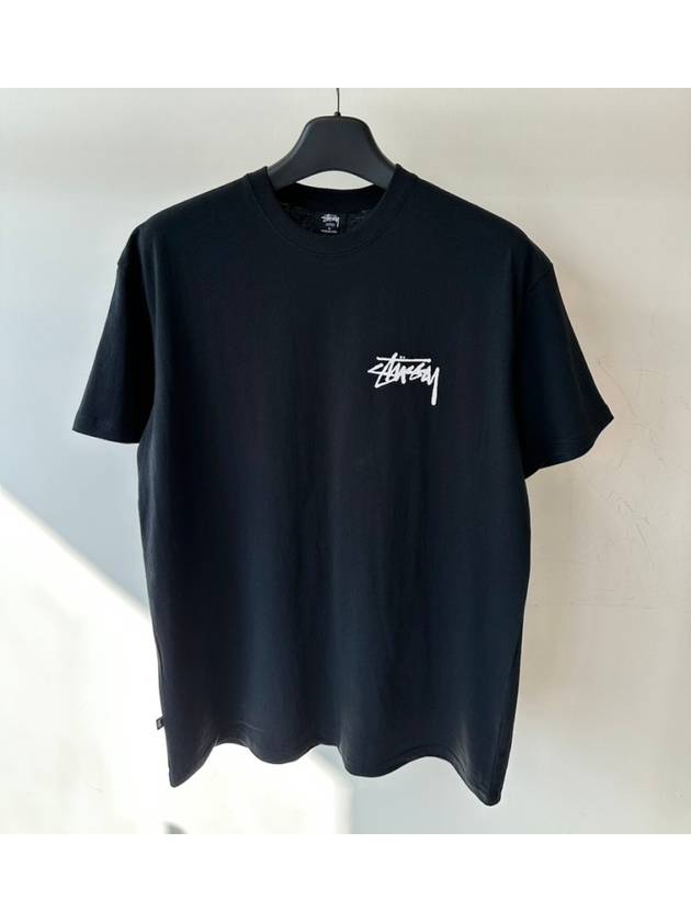 Read Wear Short Sleeve T-Shirt Black - STUSSY - BALAAN 7