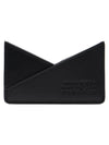 Embossed Numeric Logo Card Wallet Black - MAISON MARGIELA - BALAAN 1