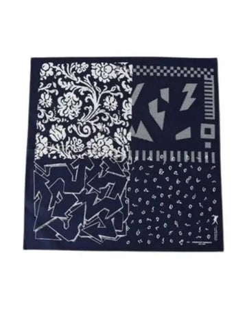 Printed Bandana B Navy Graphic Patchwork 24F1H036 PS435 BD011B - ENGINEERED GARMENTS - BALAAN 1