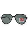 Eyewear Pilot Sunglasses Dark Green Black - RAY-BAN - BALAAN 3