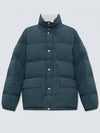 High Neck Padded Quilted Down Jacket Dark Green - JIL SANDER - BALAAN 2