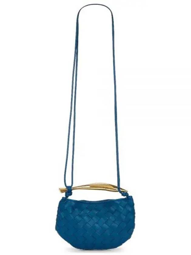 Sardin Intrecciato Mini Tote Bag Blue - BOTTEGA VENETA - BALAAN 2