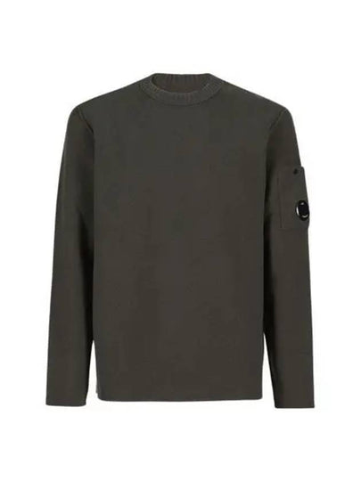 Lambswool Lens Knit Top Green - CP COMPANY - BALAAN 2