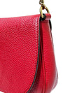 Women s 536224 Red Leather Soho Interlocking Tassel Decorated Chain Cross Bag - GUCCI - BALAAN 6