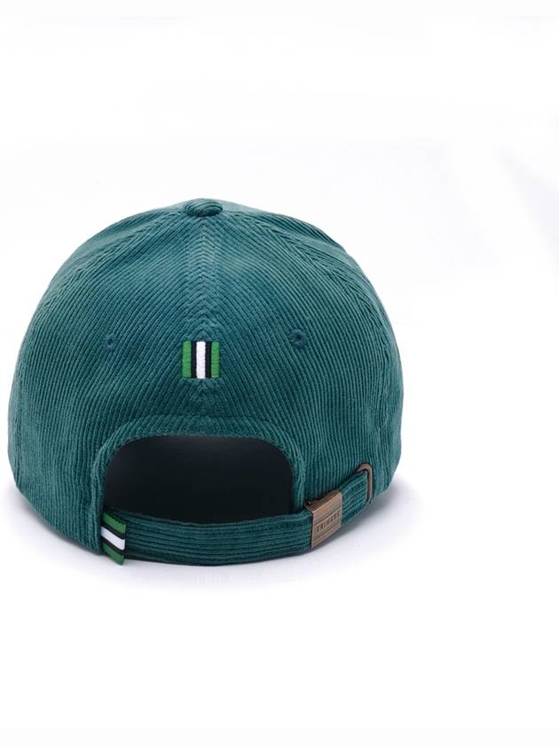 Basic Corduroy Ball Cap GREEN - TRIMERE - BALAAN 3