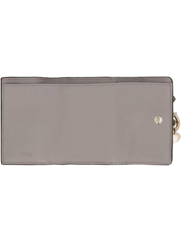 Alphabet Small Half Wallet Grey - CHLOE - BALAAN 4