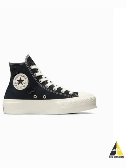 Chuck Taylor All Star Lift 3D Flower Black A09099C - CONVERSE - BALAAN 2