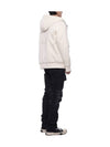 Tilden Fox Fur Zip Up Hoodie White - MOOSE KNUCKLES - BALAAN 7